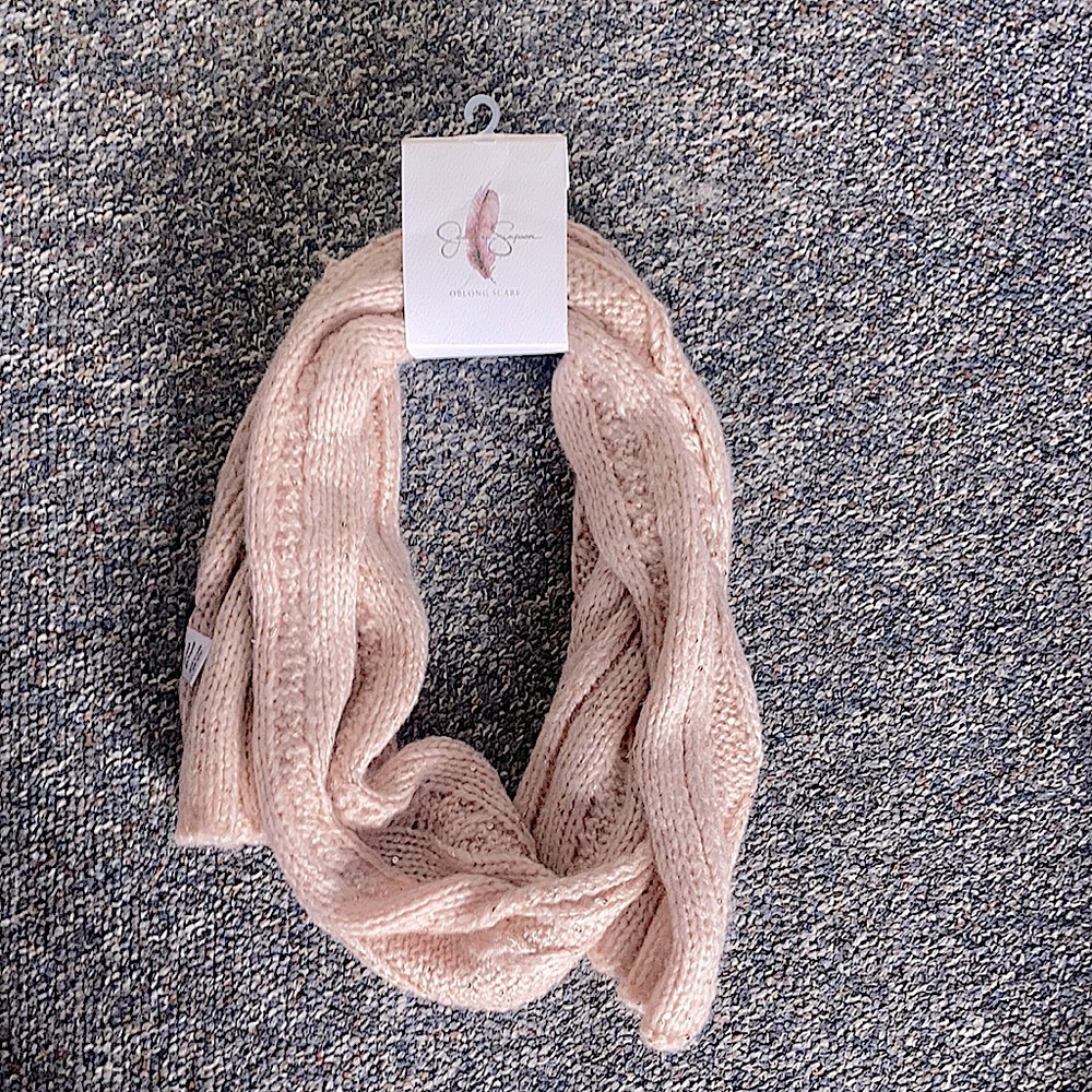 Jessica Simpson Rose Gold Scarf